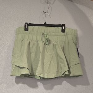 Light Green Ruffled Skirt
